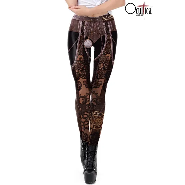 Steampunk Leggings 90515 von Ocultica | Fesselliebe.de