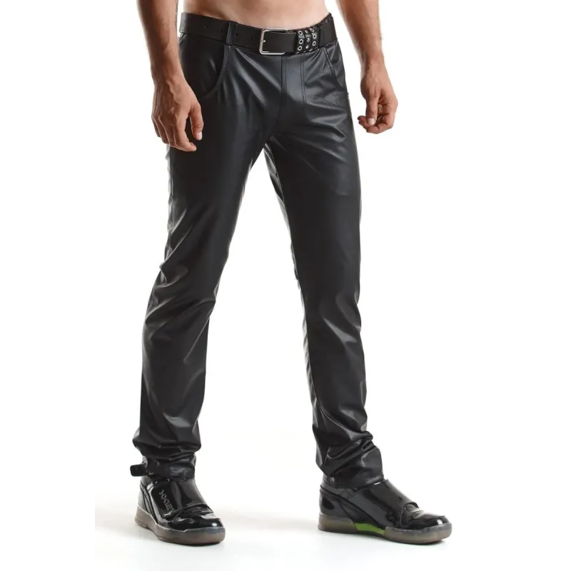 Lange Herren Hose RMVittorio001 schwarz von Regnes Fetish PLanet | Fesselliebe.de