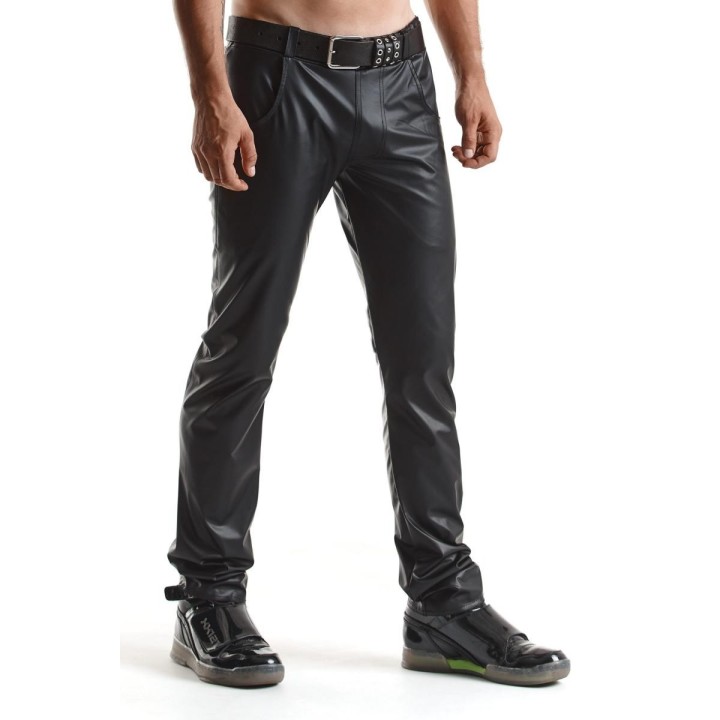 Lange Herren Hose RMVittorio001 schwarz von Regnes Fetish PLanet | Fesselliebe.de