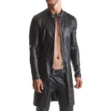 Herren Mantel RMMario001 schwarz von Regnes Fetish Planet | Fesselliebe.de