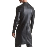 Herren Mantel RMMario001 schwarz von Regnes Fetish Planet | Fesselliebe.de