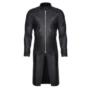 Herren Mantel RMMario001 schwarz von Regnes Fetish Planet