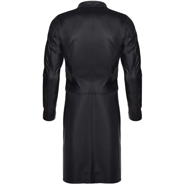 Herren Mantel RMMario001 schwarz von Regnes Fetish Planet | Fesselliebe.de