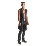 Halblanger Herren Mantel RMMarco001 schwarz von Regnes Fetish Planet | Fesselliebe.de