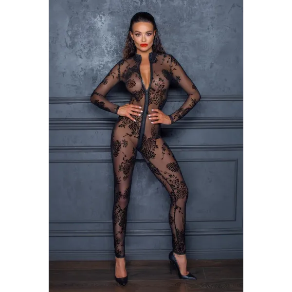 Schwarzer Overall F237 von Noir Handmade Fucking Fabulous Collection | Fesselliebe.de