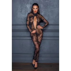 Schwarzer Overall F237 von Noir Handmade Fucking Fabulous Collection