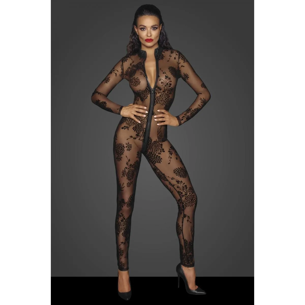 Schwarzer Overall F237 von Noir Handmade Fucking Fabulous Collection | Fesselliebe.de