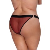 Dunkelroter Knickers mit Spitze AA052934 von Anais Apparel Plus Size | Fesselliebe.de