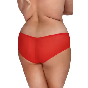 Roter Knickers mit Spitze AA052955 von Anais Apparel Plus Size