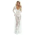 Langes weißes Kleid So Elegant von Provocative
