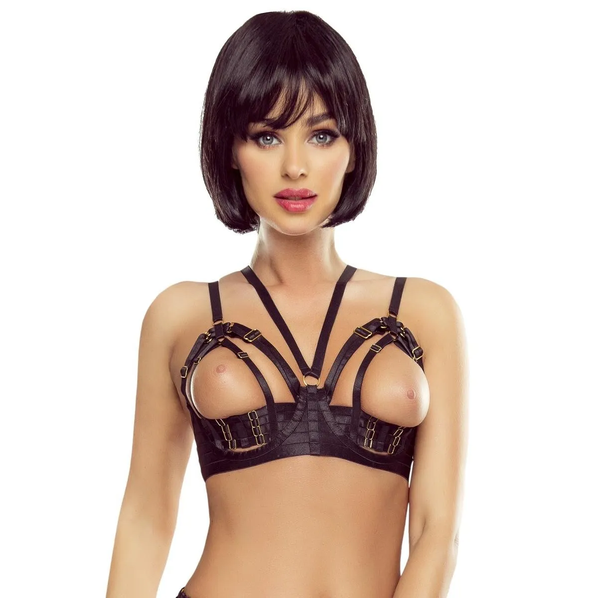 Schwarzer Harness BH PR1634 von Provocative | Fesselliebe.de