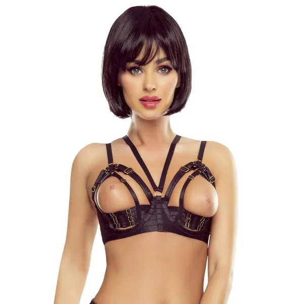 Schwarzer Harness BH PR1634 von Provocative | Fesselliebe.de