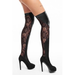 Schwarze Strümpfe S592 von 7-Heaven | Fesselliebe.de
