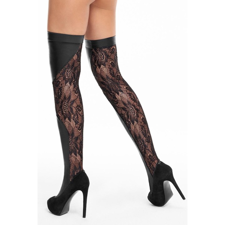 Schwarze Strümpfe S592 von 7-Heaven | Fesselliebe.de