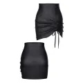 Schwarzer Rock BRAzzurra001 von Demoniq Black Rose 2.0 Collection