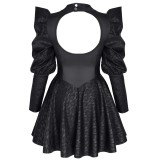 Schwarzes Minikleid BRChiara001 von Demoniq Black Rose 2.0 Collection | Fesselliebe.de