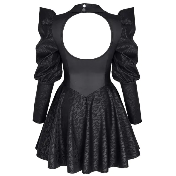 Schwarzes Minikleid BRChiara001 von Demoniq Black Rose 2.0 Collection | Fesselliebe.de