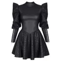 Schwarzes Minikleid BRChiara001 von Demoniq Black Rose 2.0 Collection