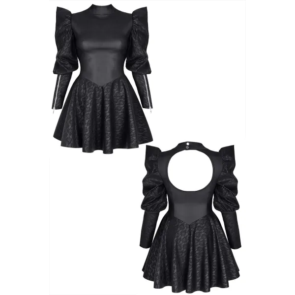 Schwarzes Minikleid BRChiara001 von Demoniq Black Rose 2.0 Collection | Fesselliebe.de