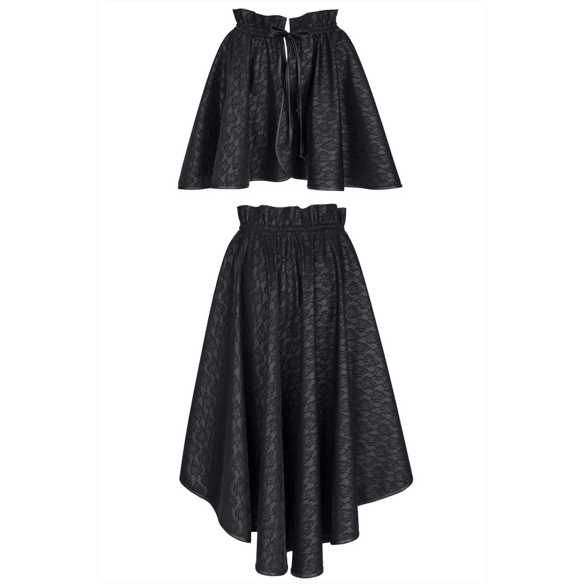 Schwarzer Rock BRBenedetta001 von Demoniq Black Rose 2.0 Collection | Fesselliebe.de