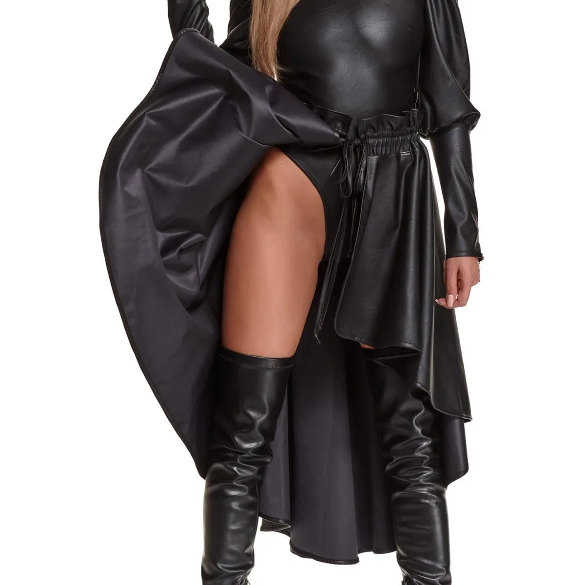 Schwarzer Rock BRBarbara001 von Demoniq Black Rose 2.0 Collection | Fesselliebe.de