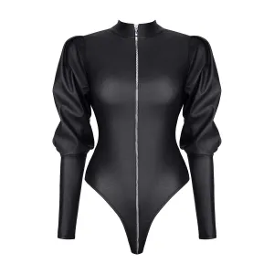 Schwarzer Body BRGiovanna001 von Demoniq Black Rose 2.0 Collection