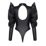 Schwarzer Body BRGiuditta001 von Demoniq Black Rose 2.0 Collection | Fesselliebe.de