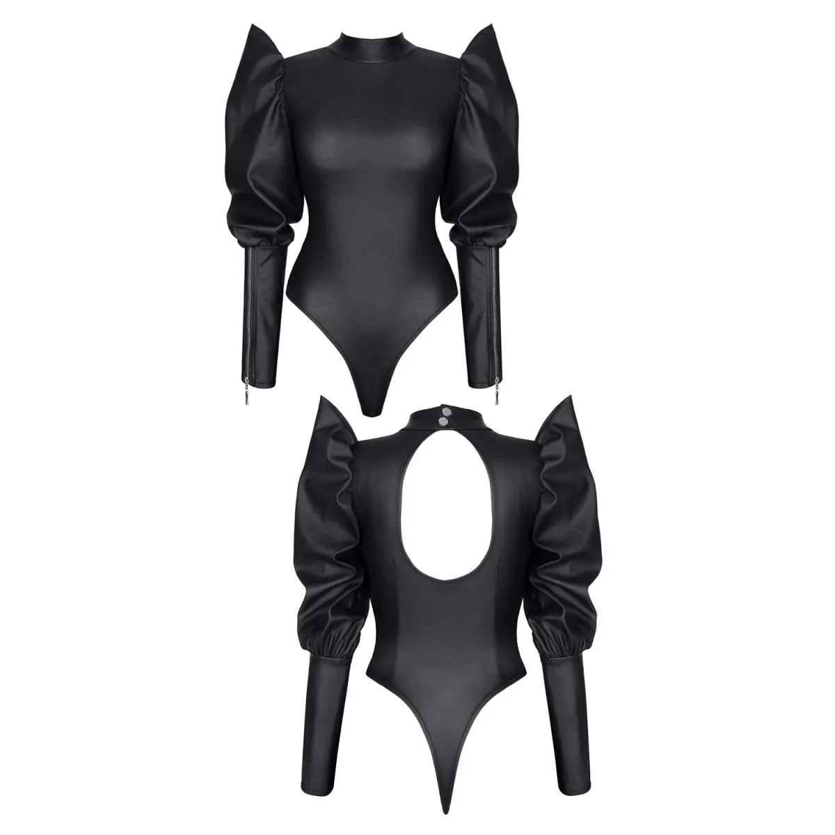 Schwarzer Body BRGiuditta001 von Demoniq Black Rose 2.0 Collection | Fesselliebe.de