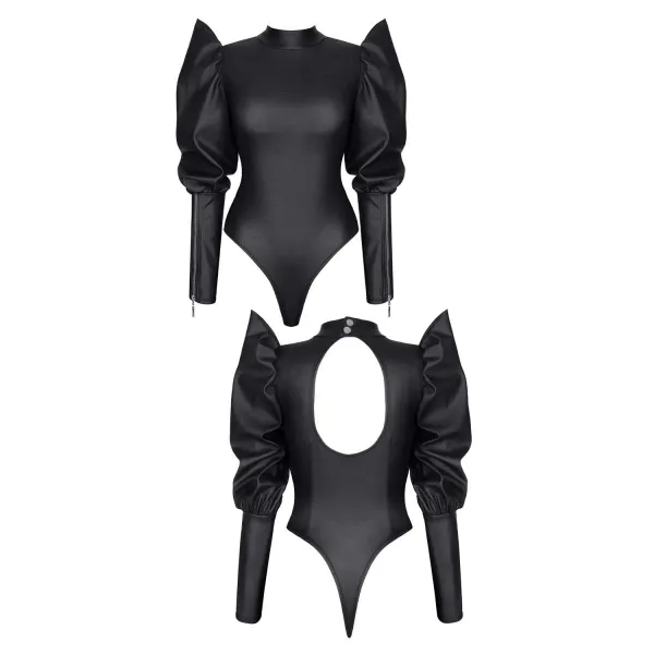 Schwarzer Body BRGiuditta001 von Demoniq Black Rose 2.0 Collection | Fesselliebe.de