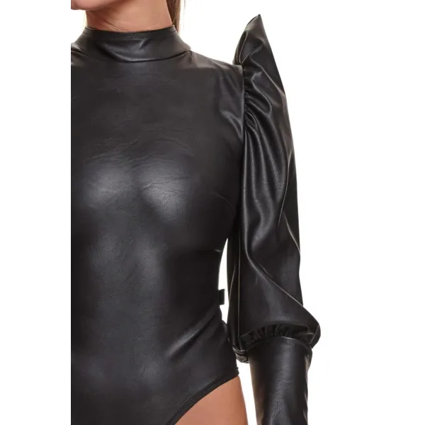 Schwarzer Body BRGiuditta001 von Demoniq Black Rose 2.0 Collection | Fesselliebe.de