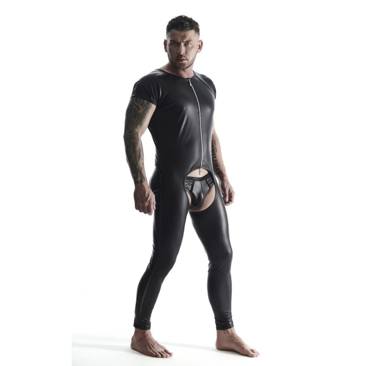 Herren Overall OVE001 schwarz von Regnes Fetish Planet | Fesselliebe.de
