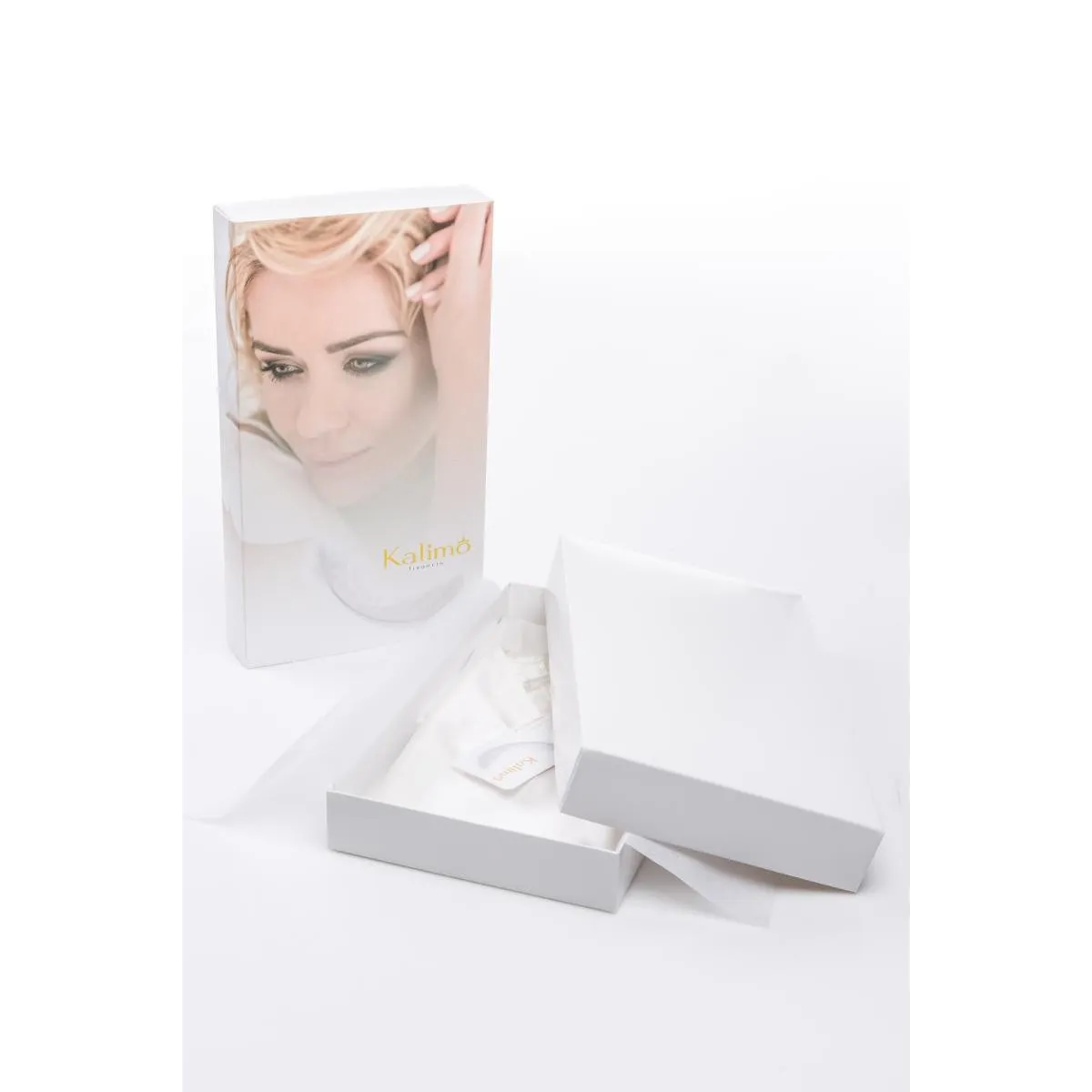 Schwarzer Morgenmantel KA921809 von Kalimo | Fesselliebe.de