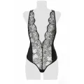 Schwarzer Spitzen Body 15305 von Grey Velvet