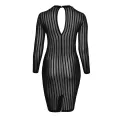 Klassisches Kleid aus weichem und elastischen Tüll F270 von Noir Handmade Curve Collection