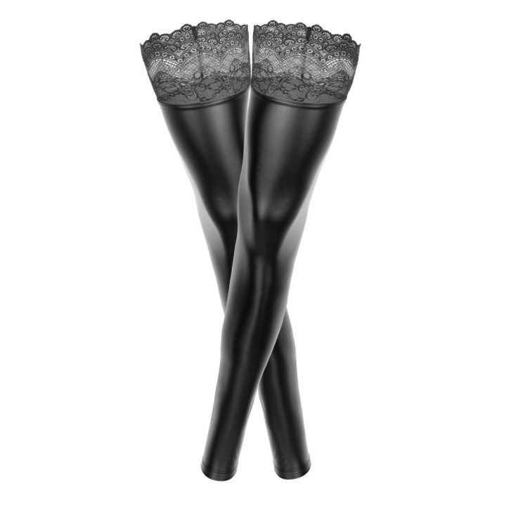 Halterlose Strümpfe F272 von Noir Handmade Curve Collection | Fesselliebe.de