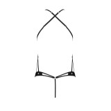 Schwarzer Body ouvert PA596868 von Passion | Fesselliebe.de