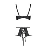 Schwarzes 2tlg. Set PA596871 von Passion | Fesselliebe.de