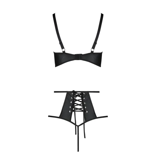 Schwarzes 2tlg. Set PA596871 von Passion | Fesselliebe.de