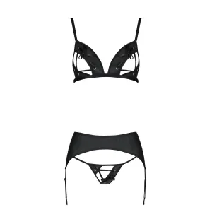 Schwarzes 3tlg. Set PA596237 von Passion