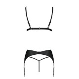 Schwarzes 3tlg. Set PA596237 von Passion | Fesselliebe.de