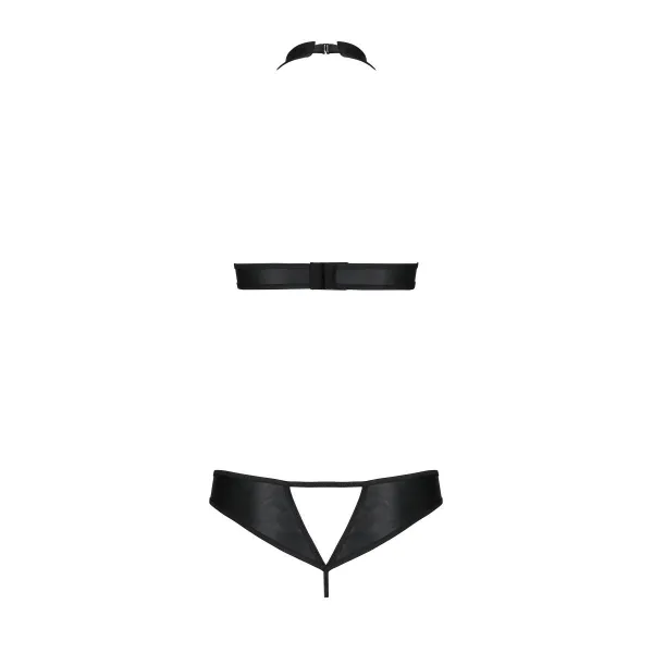 Schwarzer Kunstleder Set PA596231 von Passion | Fesselliebe.de