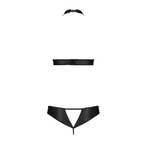 Schwarzer Kunstleder Set PA596231 von Passion