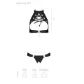Schwarzer Kunstleder Set PA596231 von Passion
