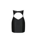 Schwarzes Kunstleder Chemise PA596180 von Passion