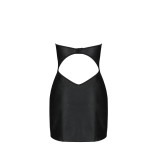Schwarzes Kunstleder Chemise PA596180 von Passion | Fesselliebe.de