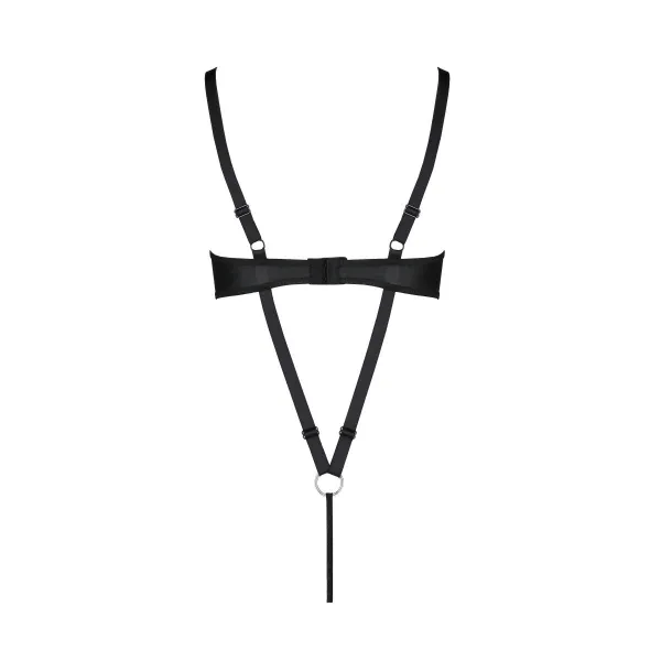 Schwarzer Kunstleder Body PA596183 von Passion | Fesselliebe.de