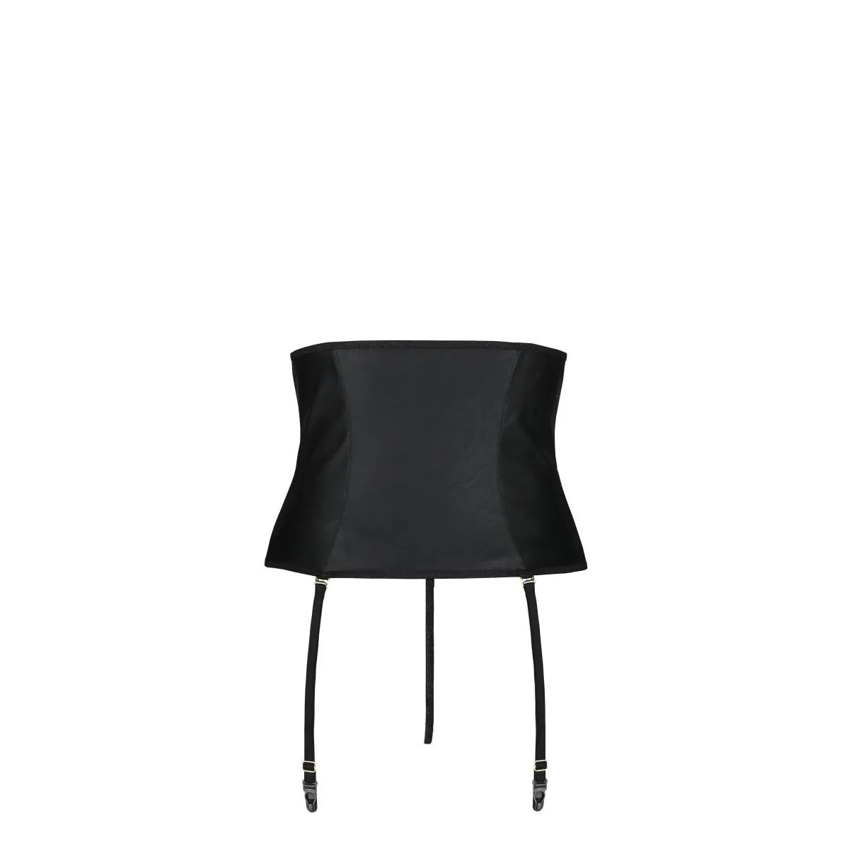 Schwarzer Kunstleder Strumphaltergürtel PA596186 von Passion | Fesselliebe.de