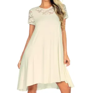 Ecru Nachtkleid H182202 von Hamana