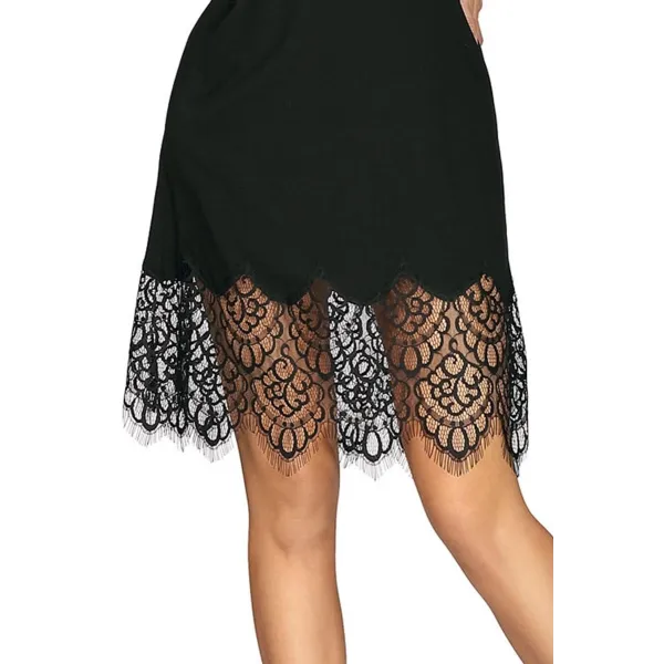 Schwarzes Nachtkleid H182455 von Hamana | Fesselliebe.de