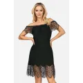 Schwarzes Nachtkleid H182455 von Hamana